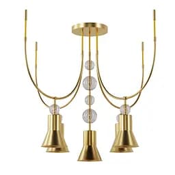 Люстра ARCH 5U PikArt арт. 23665 Золотий