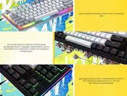 Клавіатура ігрова механічна HATOR HTK-560ENG US Layout Black Gravity TKL Orange - мініатюра 11