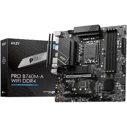 Материнська плата MSI Pro B760M-A WiFi DDR4 Socket 1700 - мініатюра 2