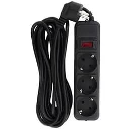 Мережевий фільтр живлення Patron (EXT-PN-SP-1035), 5m Black (EXT-PN-SP-1035)
