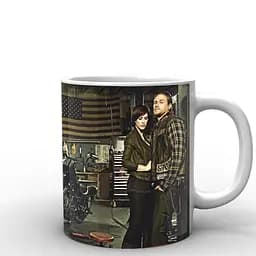 Кухоль GeekLand Сини Анархії Sons of Anarchy poster SA.002.15 330 мл білий