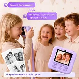 Дитячий фотоапарат миттєвого друку - мініатюра 6