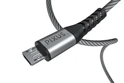 Pixus Flex Micro USB кабель Gray - мініатюра 4