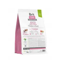 Сухий корм Brit Care Dog Sustainable Adult Small Breed для собак малих порід, з куркою та комахами, 3 кг - мініатюра 3