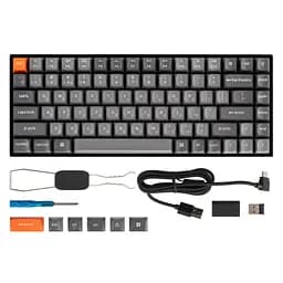 Клавіатура Keychron K2 Max K Super Red Hot-Swap QMK Wireless/Bluetooth/USB-А UA Black (K2M-J1-UA) - мініатюра 3