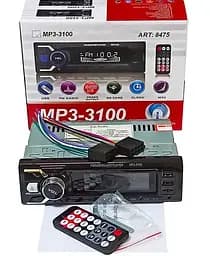 Автомагнітола 3100 Bluetooth+2xUSB+microSD+AUX 4×50 Вт
