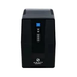 Джерело безперебійного живлення KRF-1000VA/600W(LED) UPS Kraft (42-00002) - мініатюра 4