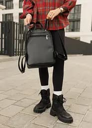 Жіночий рюкзак Sambag Brix Classic чорний 35 х 25 х 12 см (14511001) - мініатюра 6