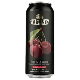 Сидр Gardenz Вишня, красный, сладкий, 5,4%, ж/б, 0,5 л (911962)