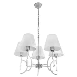 Люстра подвесная Nowodvorski с абажуром E14 60W WH (NOWODVORSKI 4508S/5)