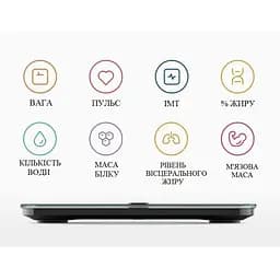 Розумні ваги Xiaomi Mijia Body Fat Scale S400 PRO сірі (BHR8695CN) - мініатюра 4