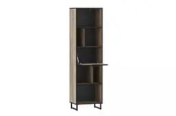 Стелаж для книг та декору на ніжках Moreli Forte F-0016 у стилі Loft 550х2000х400 мм Дуб Гранж Пісочний - мініатюра 2