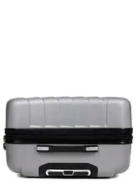 Валіза велика L ABS-пластик Madisson Snowball 03403 78х52х32см 103+17л Срібна - мініатюра 9