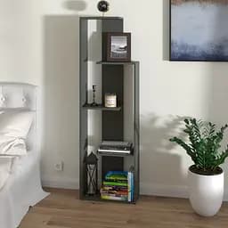 Стеллаж для книг и декора FH-Odense 500х1600х200 мм Антрацит