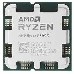 Процесор AMD Ryzen 5 7600X WOF (100-100000593WOF) (Socket AM5, 12T, 5.3 ГГц, Box)