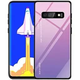 Чехол бампер Primo Gradient Glass для Samsung Galaxy S10 (SMG973) Pink