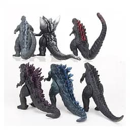 Набір іграшки фігурки Годзілла, Космодзила Godzilla 6 шт - мініатюра 5