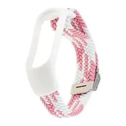 Ремінець Braided Buckle Mi Band 3/4/5/6/7 White Rose