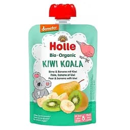 Пюре Holle Kiwi Koala, с грушей, бананом и киви, 100 г (45318)