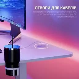Комп'ютерний стіл GamePro (GDC216W) White (GDC216W) - мініатюра 10