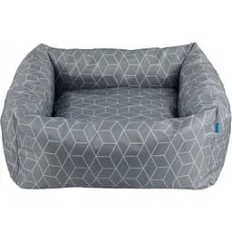 Лежак Barksi Home Геометрія квадратний S 40x40 см сірий