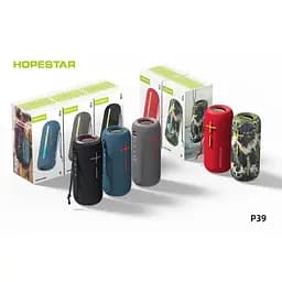 Колонка bluetooth Hopestar P39 LED синій - мініатюра 2