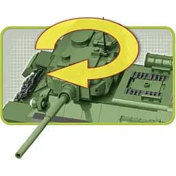 Конструктор Cobi Друга світова війна Танк Т-34/85, 668 деталей (COBI-2542) - мініатюра 6