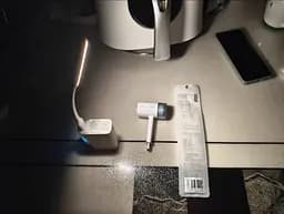 USB LED лампа CUKTECH (ZMI) LED 2 AL003 для ноутбука Power Bank портативна світлодіодна 5 режимів гнучка Black - мініатюра 4