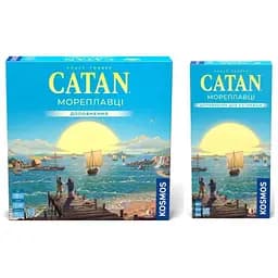 Настольная игра Rozum Набор дополнений к игре Катан: Мореплаватели + Мореплаватели. Дополнение для 5-6 игроков (укр.) (R102UA+1)