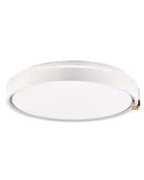 Люстра із пультом світлодіодна, стельовий світильник Goldlux 328847 Arletta 40 Led 1x48W 3000K-6000K 5200Lm IP44 Сірий - мініатюра 3