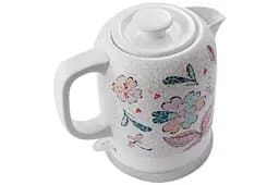 Електрочайник керамічний Maestro MR-068-Flowers 1.5л 1500 Вт білий - мініатюра 3