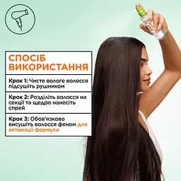 Спрей для пухнастого та сухого волосся Garnier Fructis Keratin Sleek для розгладження та надання блиску 150 мл - мініатюра 6