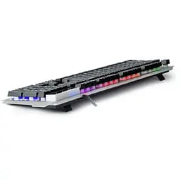 Клавіатура мультимедійна Defender Metal Hunter GK-140L (срібляста) - мініатюра 3