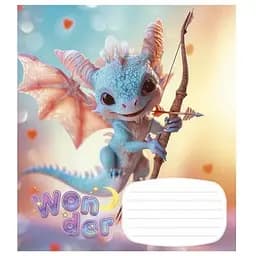 Зошит учнівський "Wonderful" Star 012-3414L 12 аркушів Різнокольоровий