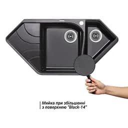 Кухонна мийка Lidz 1000x500/225 BLM-14 (LIDZBLM141000500225) - мініатюра 3