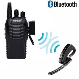 Гарнитура Mirkit Voyager Legend K2 беспроводная для раций Baofeng Kenwood Wouxun Quansheng