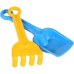 Набор для песка ТехноК Лопатка и грабли, цвет в ассортименте (1363)