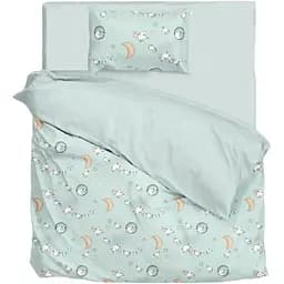 Комплект дитячої постільної білизни OldBro Happy sheep, односпальне 105x140 см, бязь Arabeska