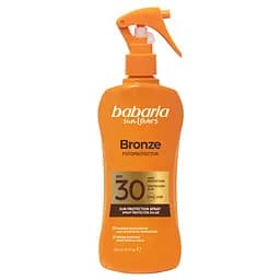 Спрей для тіла Babaria Bronze Sun Protection для засмаги з бронзуючим ефектом SPF 30, 200 мл