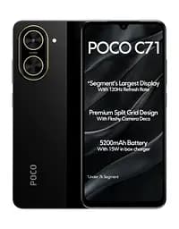 Смартфон POCO C71 3/64GB Black EU (adapter) - мініатюра 1