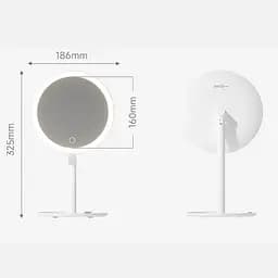 Дзеркало для макіяжу з LED-підсвіткою Doco DayLight Mirror 2.0 (XM001) - мініатюра 10