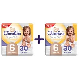 Подгузники-трусики Chicolino Super Soft 6 (16+ кг) 60 шт. (30 шт. x 2)
