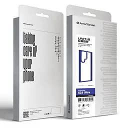 Чехол для Samsung Galaxy S25 Ultra 5G, UNIT2, синий, ударопрочный, прозрачный противоударный чехол-накладка из TPU и поликарбоната (PC), с защитными бортиками, защита всего корпуса от ударов и царапин, ArmorStandart (ARM82871) - мініатюра 2