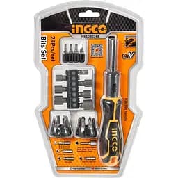 Викрутка-тріскачка Ingco з бітами та головками (HKSDB0248)