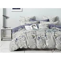 Комплект постільної білизни TAG Tekstil з компаньйоном Євро 000267406 (S534)
