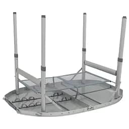 Складний стіл Bo-Camp Premium Oval 100x70 cm Grey (1404424) - мініатюра 8
