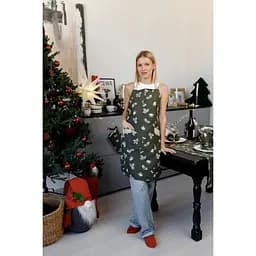 Фартух Прованс Шапочки на зеленому (36874)