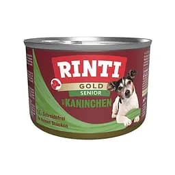 Влажный корм для собак Rinti Gold Senior с кроликом 400 г беззерновой для пожилых собак, 65% мяса