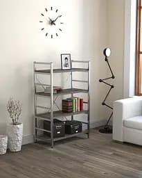 Стелаж офісний низький L-125 Loft Design Сріблястий