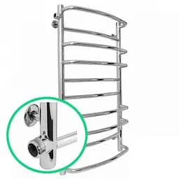 Полотенцесушитель Laris Евромикс П10 500x900 боковое подключение 71207370, Хром